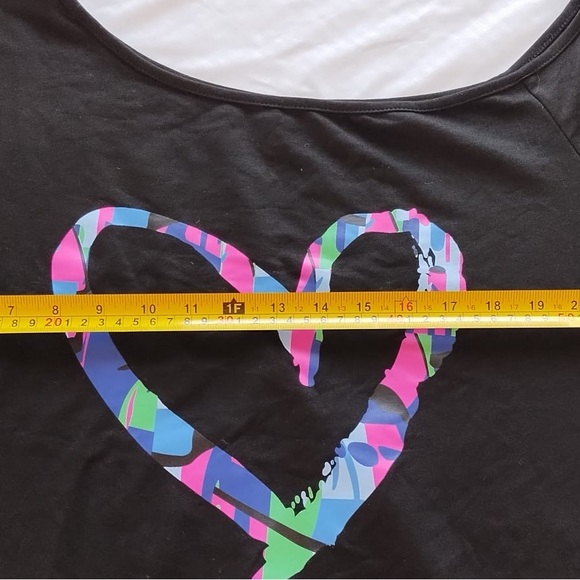 MagicMK Heart Women’s 80s 90s oversized shirt size 2XL. - Picture 3 of 9